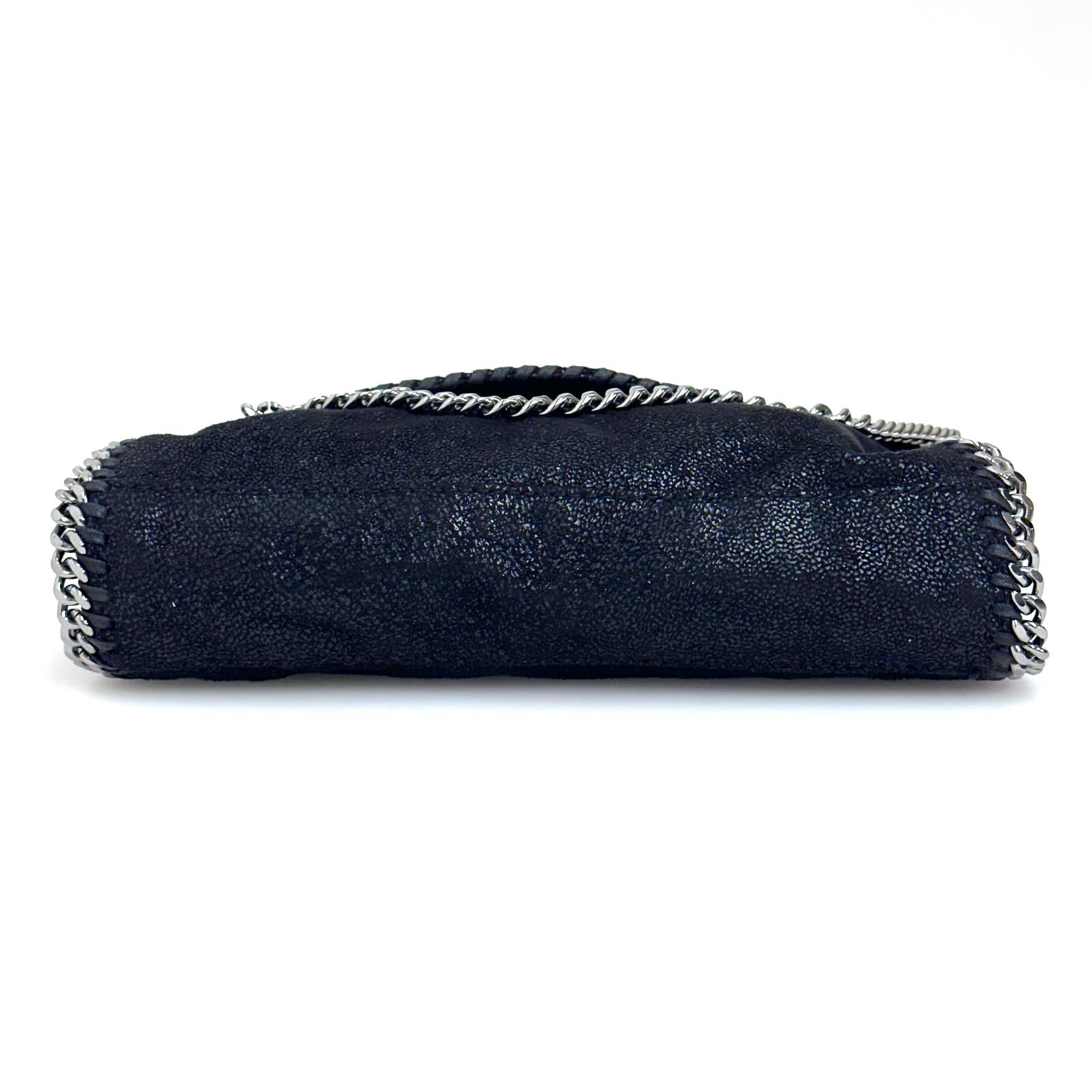 Borsa Stella McCartney Falabella Pochette con catena Nera