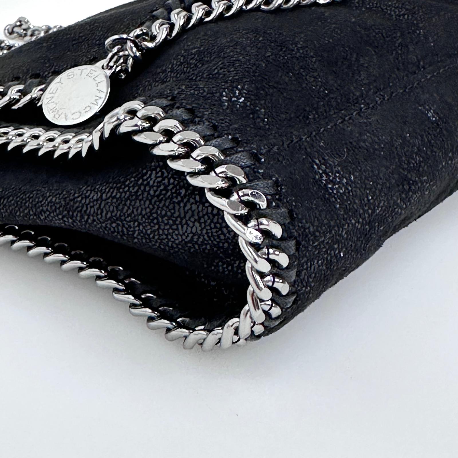 Borsa Stella McCartney Falabella Pochette con catena Nera