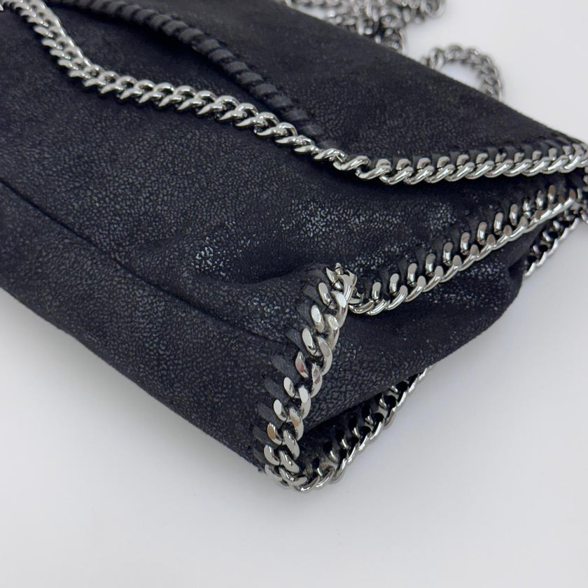Borsa Stella McCartney Falabella Pochette con catena Nera