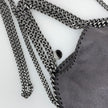 Borsa Stella McCartney a spalla Falabella Mini in eco suede grigia