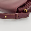 Borsa a Tracolla C de Cartier in pelle bordeaux box anni ’90