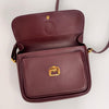 Borsa a Tracolla C de Cartier in pelle bordeaux box anni ’90