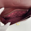 Borsa a Tracolla C de Cartier in pelle bordeaux box anni ’90