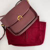 Borsa a Tracolla C de Cartier in pelle bordeaux box anni ’90