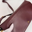 Borsa a Tracolla C de Cartier in pelle bordeaux box anni ’90