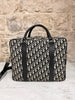 Borsa da viaggio Dior Oblique con doppia tasca e tracolla regolabile – fine anni ’90