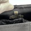 Borsa a mano Givenchy vintage in raso nero con pizzo e nappina gioiello