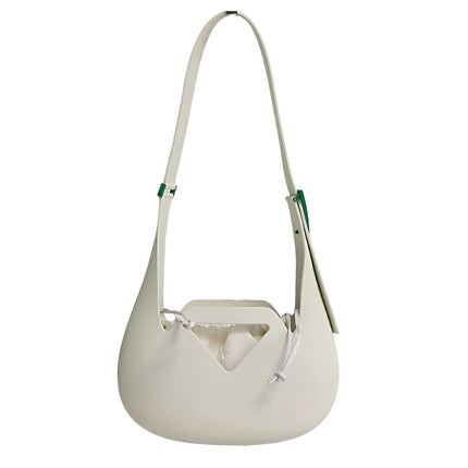 Bottega Veneta borsa Small Punch Rubber in gomma bianca