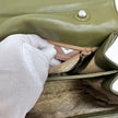 Bottega Veneta Borsa Intrecciato Verde Oliva con Manico Tartarugato