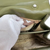 Bottega Veneta Borsa Intrecciato Verde Oliva con Manico Tartarugato