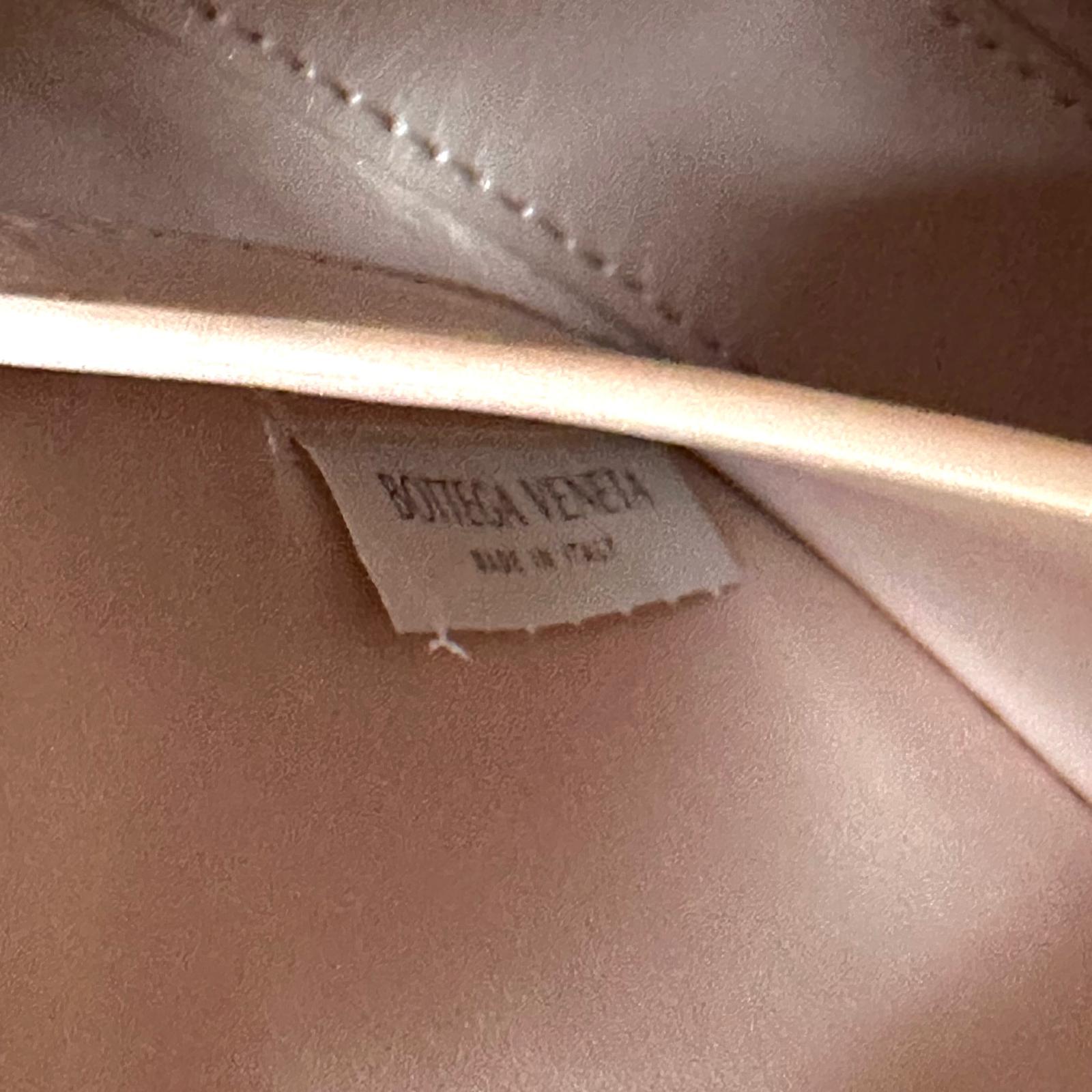 Bottega Veneta Borsa Mini Sunrise Intrecciato Rosa Cipria