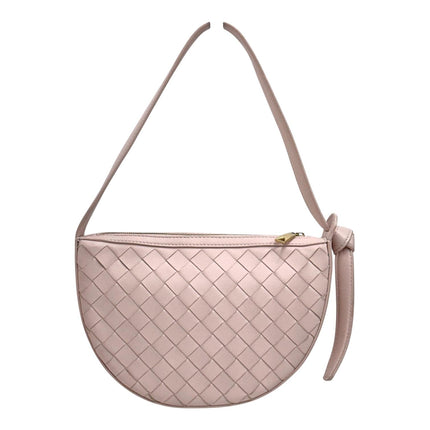 Bottega Veneta Borsa Mini Sunrise Intrecciato Rosa Cipria