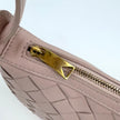 Bottega Veneta Borsa Mini Sunrise Intrecciato Rosa Cipria