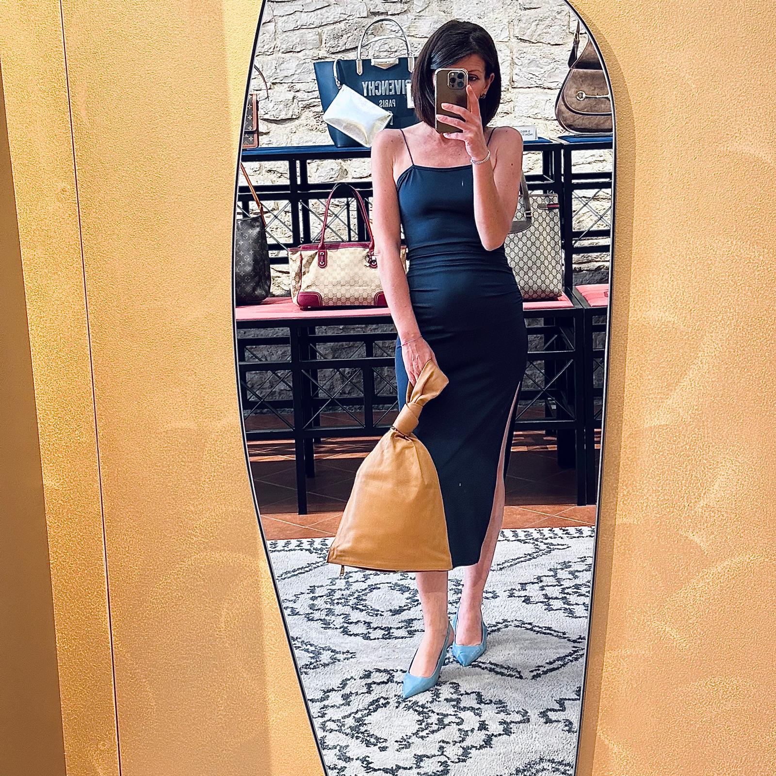Bottega Veneta Borsa a mano The Twist in pelle cuoio