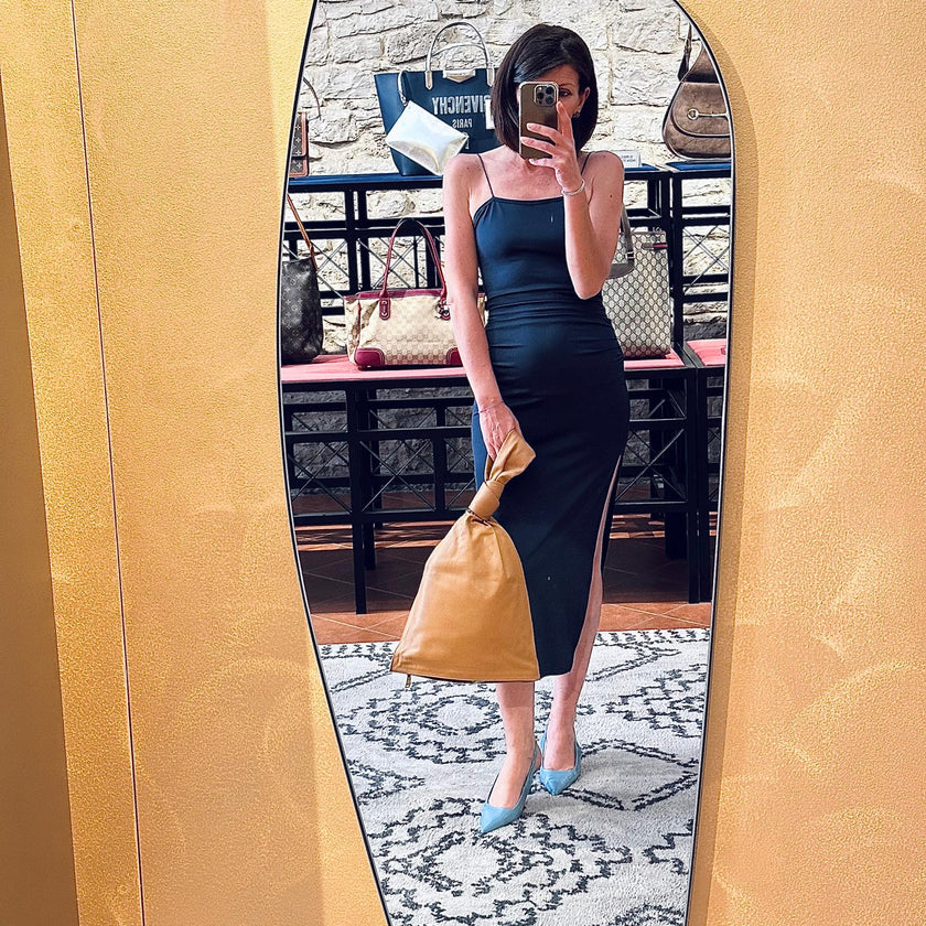 Bottega Veneta Borsa a mano The Twist in pelle cuoio