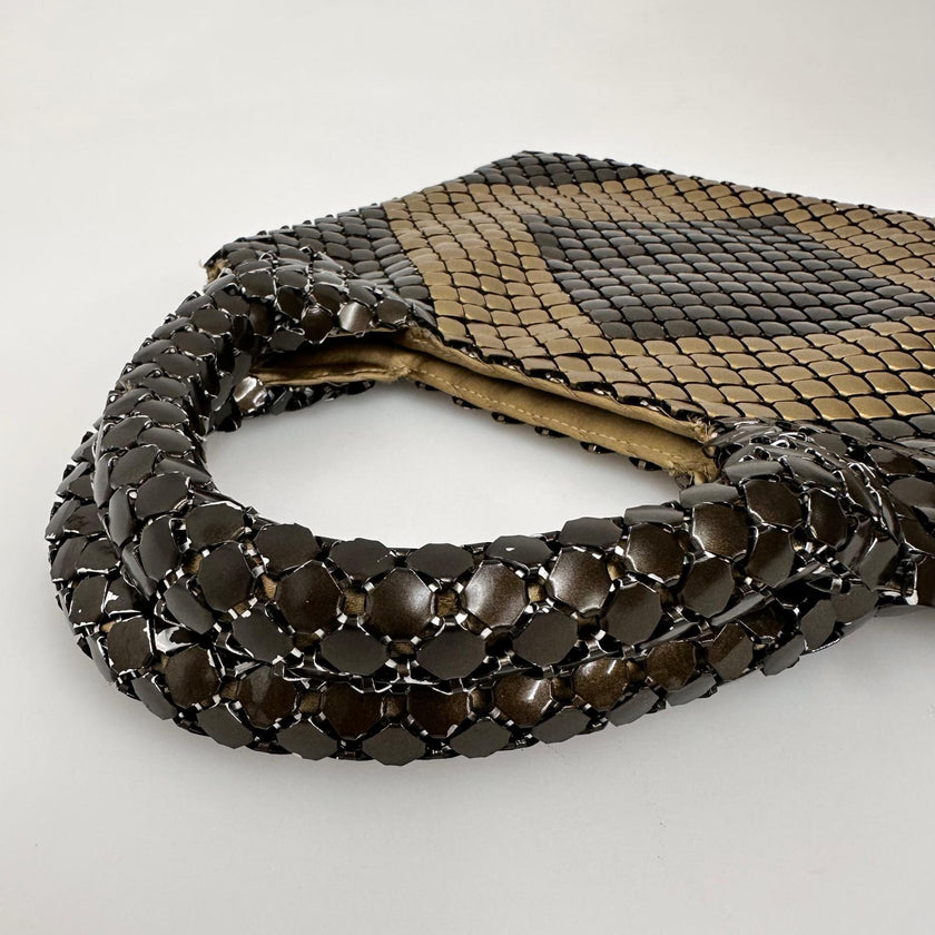 Bottega Veneta Mini Borsa Tote in Metallo Intrecciato