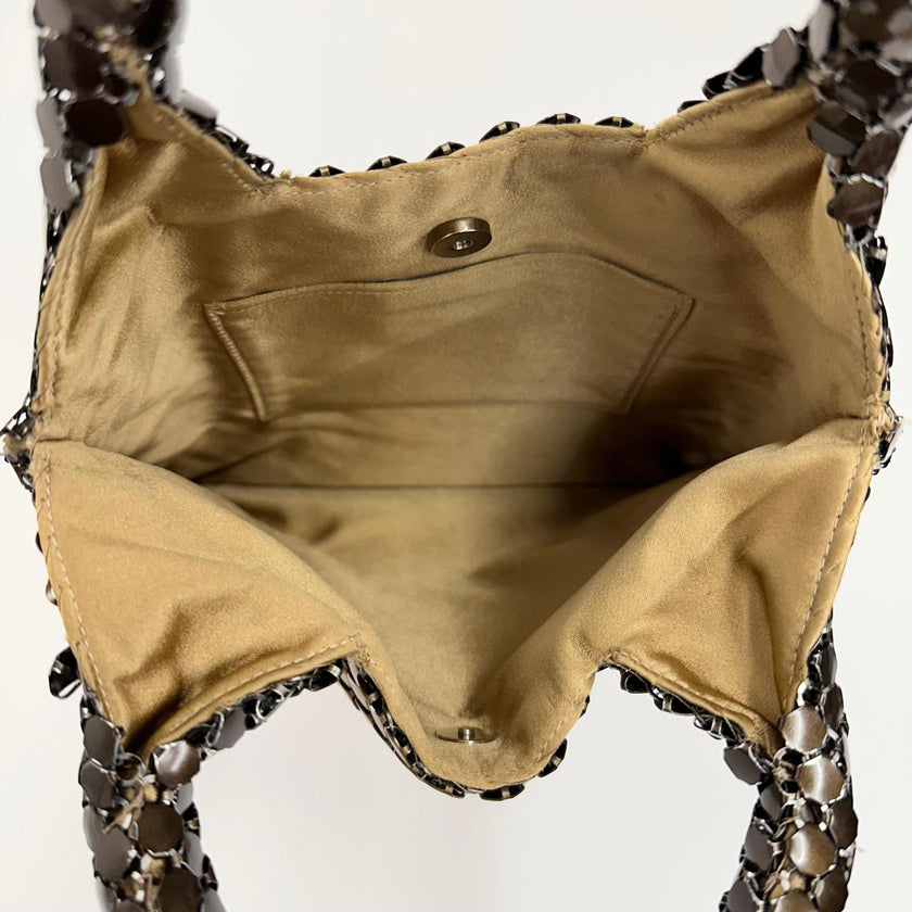 Bottega Veneta Mini Borsa Tote in Metallo Intrecciato