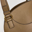 Bvlgari Borsa a mano in pelle martellata color biscotto