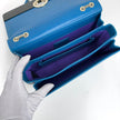 Bvlgari borsa a tracolla Serpenti Forever in pelle verde ottanio