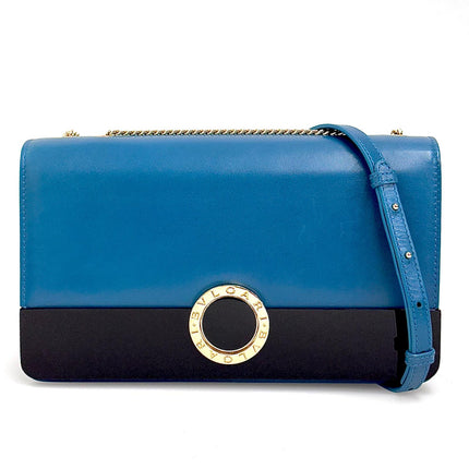 Bvlgari borsa a tracolla Serpenti Forever in pelle verde ottanio