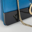 Bvlgari borsa a tracolla Serpenti Forever in pelle verde ottanio