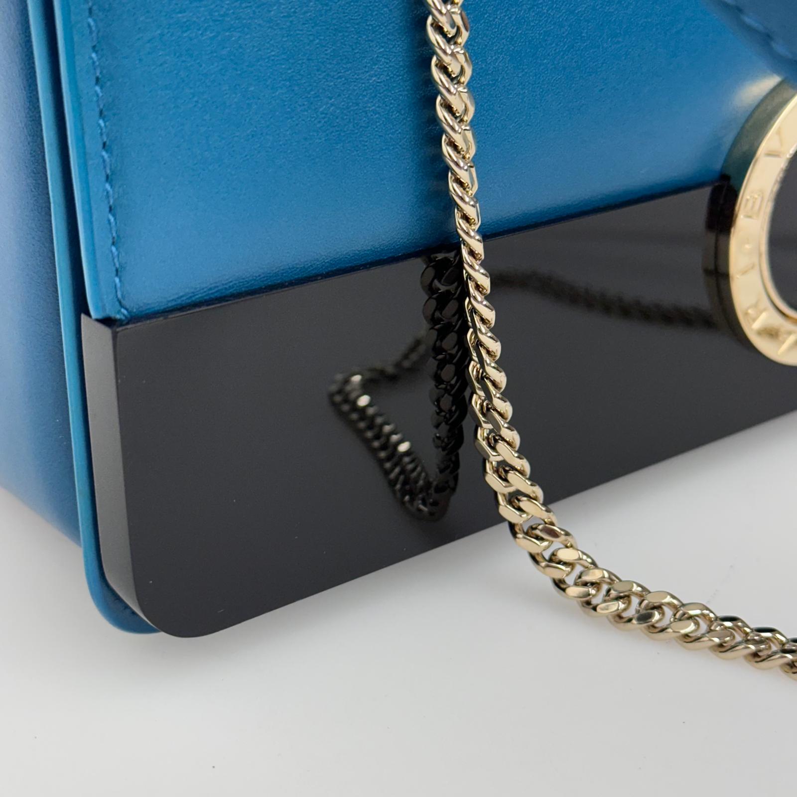 Bvlgari borsa a tracolla Serpenti Forever in pelle verde ottanio