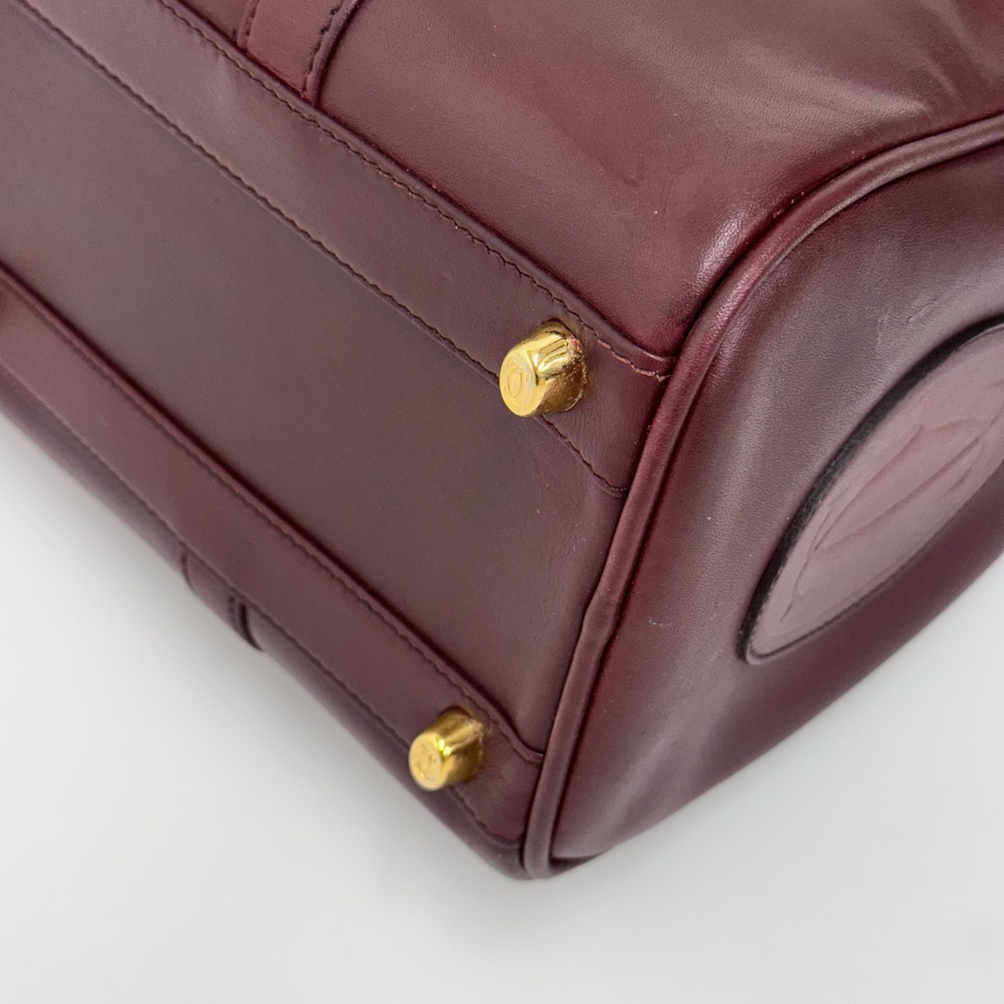 Cartier Borsa Bowling Must de Cartier Bordeaux Pelle