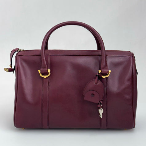 Cartier Borsa Bowling Must de Cartier Bordeaux Pelle