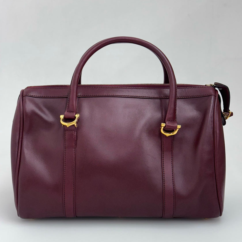 Cartier Borsa Bowling Must de Cartier Bordeaux Pelle