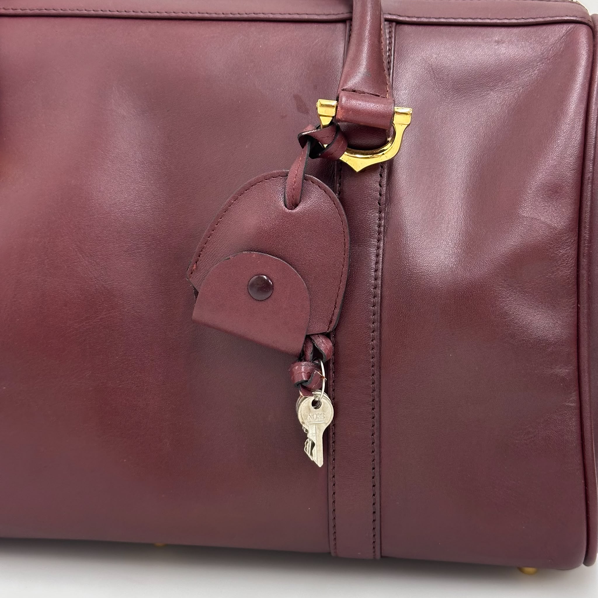 Cartier Borsa Bowling Must de Cartier Bordeaux Pelle