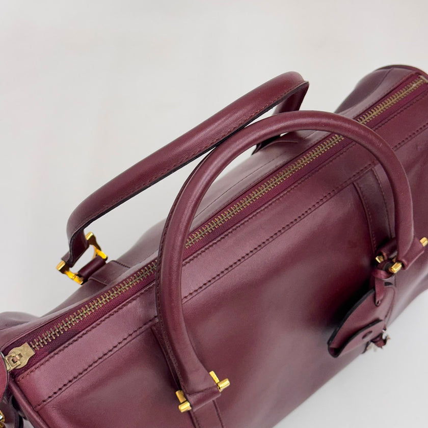 Cartier Borsa Bowling Must de Cartier Bordeaux Pelle
