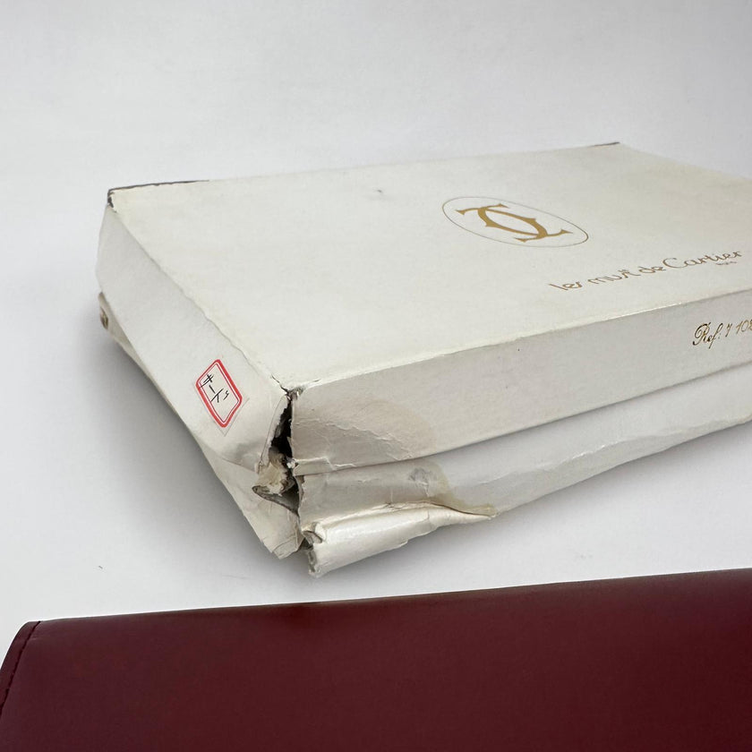 Cartier Borsa Must de Cartier Vintage in Pelle Bordeaux