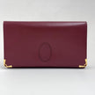 Cartier Borsa Must de Cartier Vintage in Pelle Bordeaux