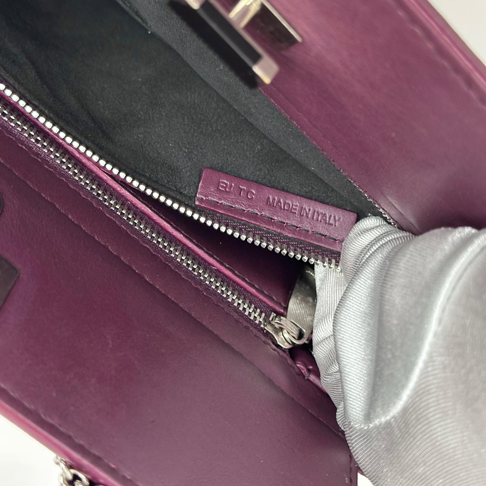 Cartier Borsa a mano e tracolla Mini Jeanne Toussaint in pelle bordeaux
