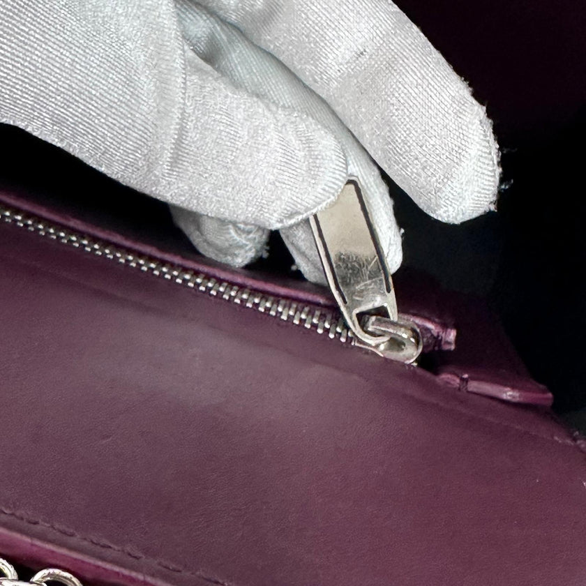 Cartier Borsa a mano e tracolla Mini Jeanne Toussaint in pelle bordeaux