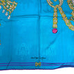 Cartier Foulard in Seta “Noeuds et Bijoux” Turchese