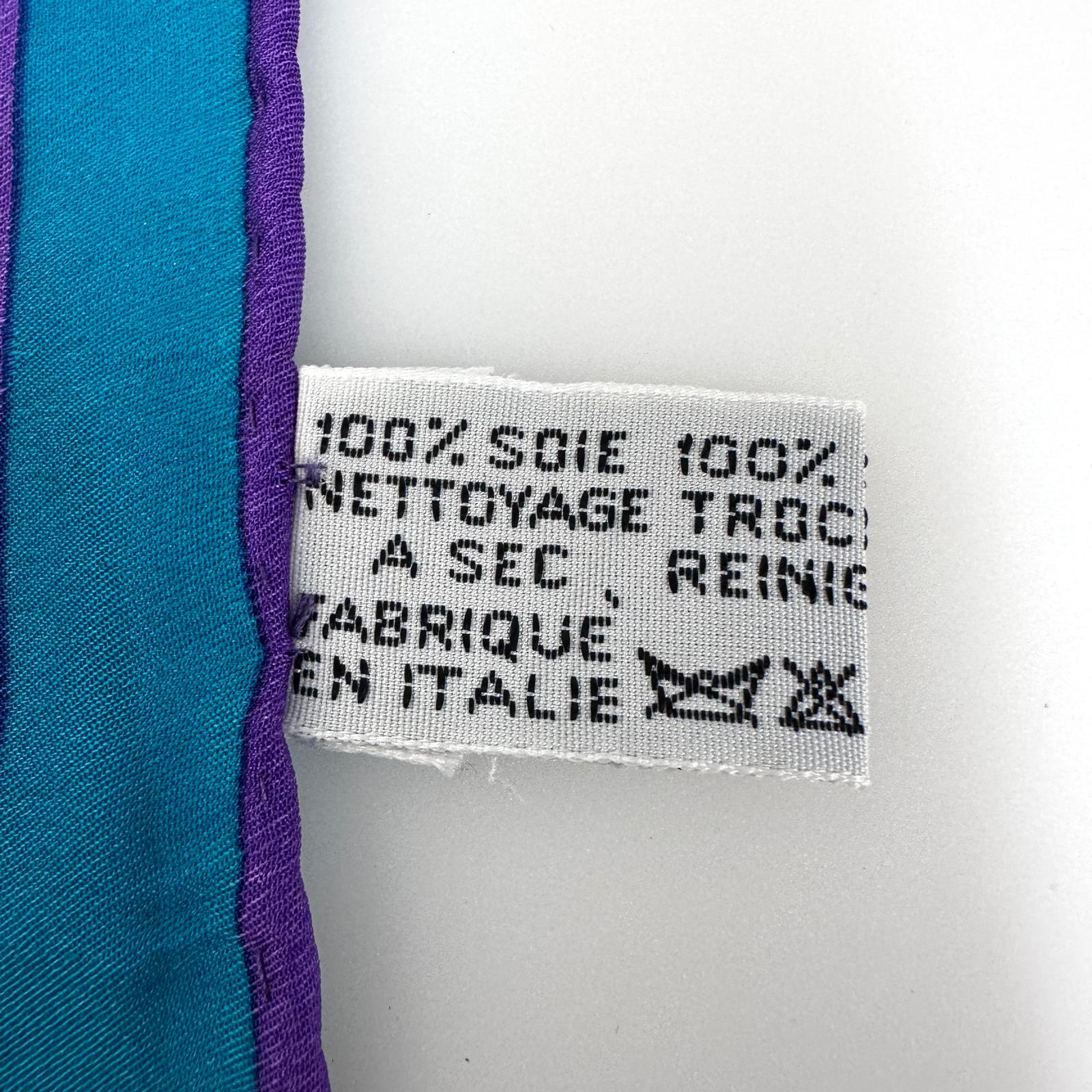 Cartier Foulard in Seta “Noeuds et Bijoux” Turchese