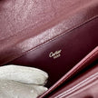 Cartier Pochette Vintage Bordeaux in Pelle