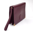 Cartier Pochette Vintage Bordeaux in Pelle