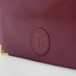 Cartier Pochette Vintage Bordeaux in Pelle