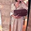 Cartier Must Maxi Pouch · Bordeaux · Vintage anni '80
