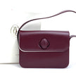 Cartier borsa a spalla vintage Must de Cartier in pelle burgundy full set