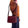 Cartier borsa a spalla vintage Must de Cartier in pelle burgundy full set