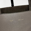 Céline Borsa Cabas Phantom in Pelle Martellata Taupe