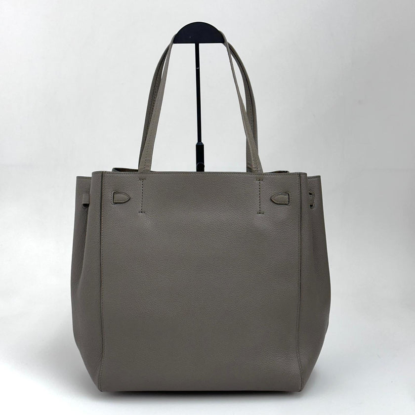 Céline Borsa Cabas Phantom in Pelle Martellata Taupe