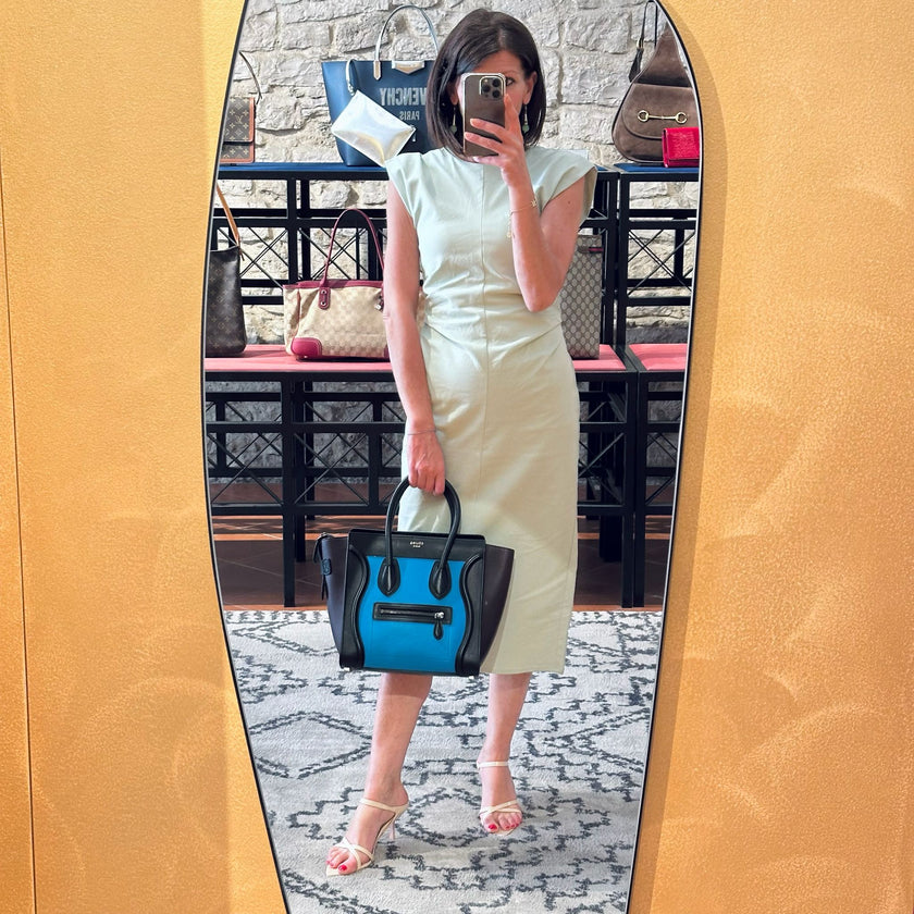 Céline Borsa Luggage Micro Tricolor a Mano