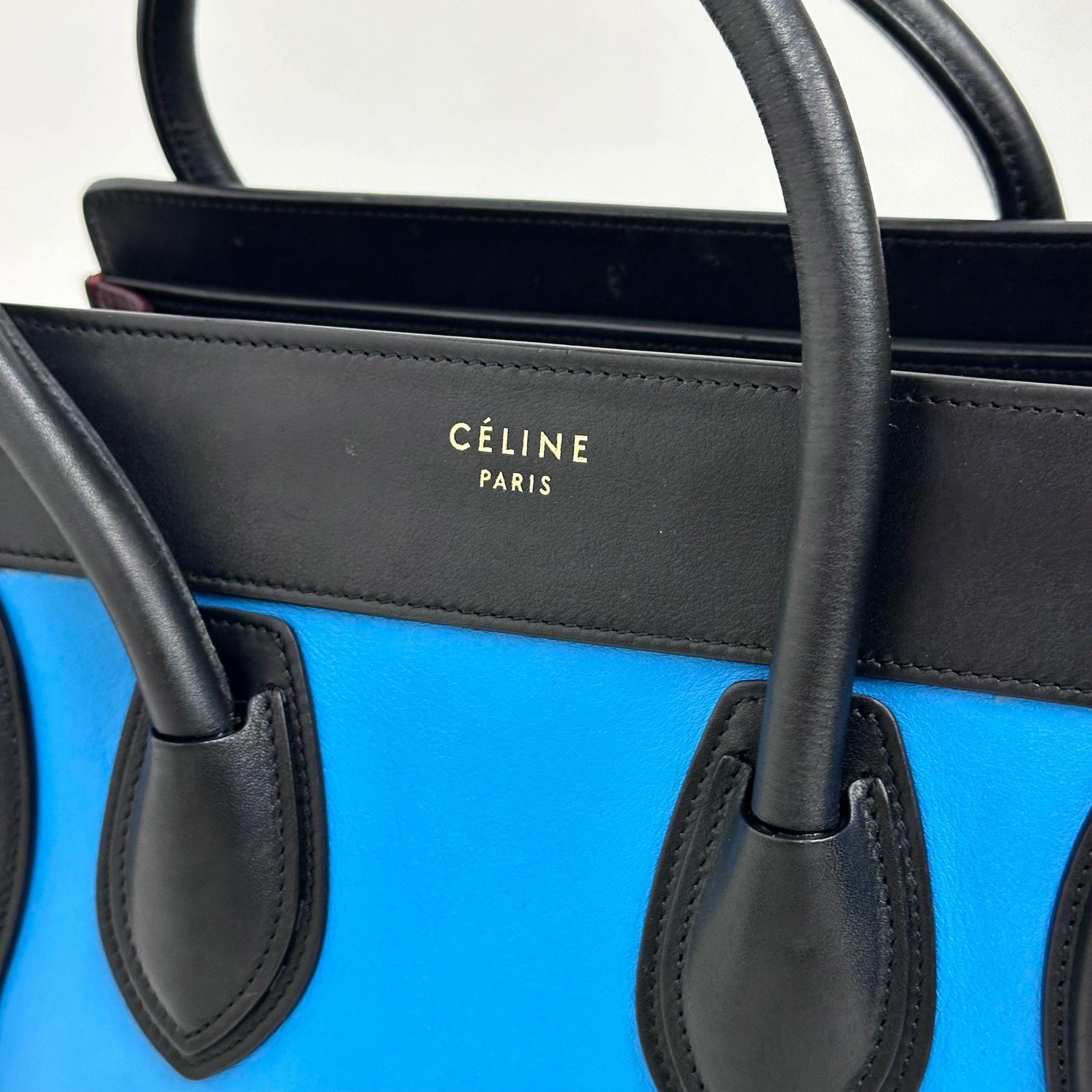 Céline Borsa Luggage Micro Tricolor a Mano