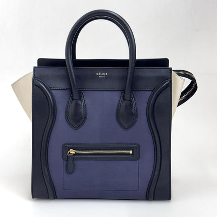 Céline Borsa Luggage Mini Tricolore in Pelle