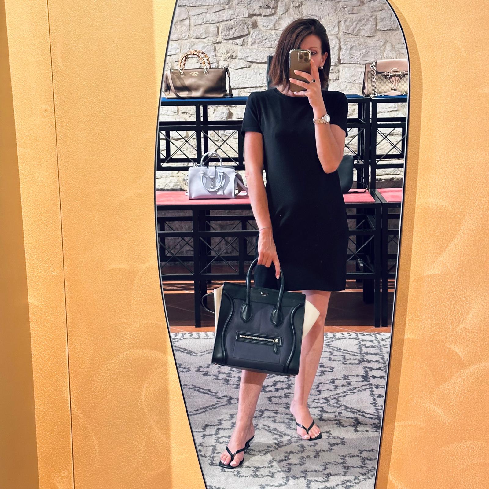 Céline Borsa Luggage Mini Tricolore in Pelle
