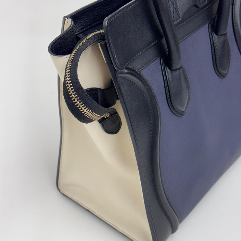 Céline Borsa Luggage Mini Tricolore in Pelle
